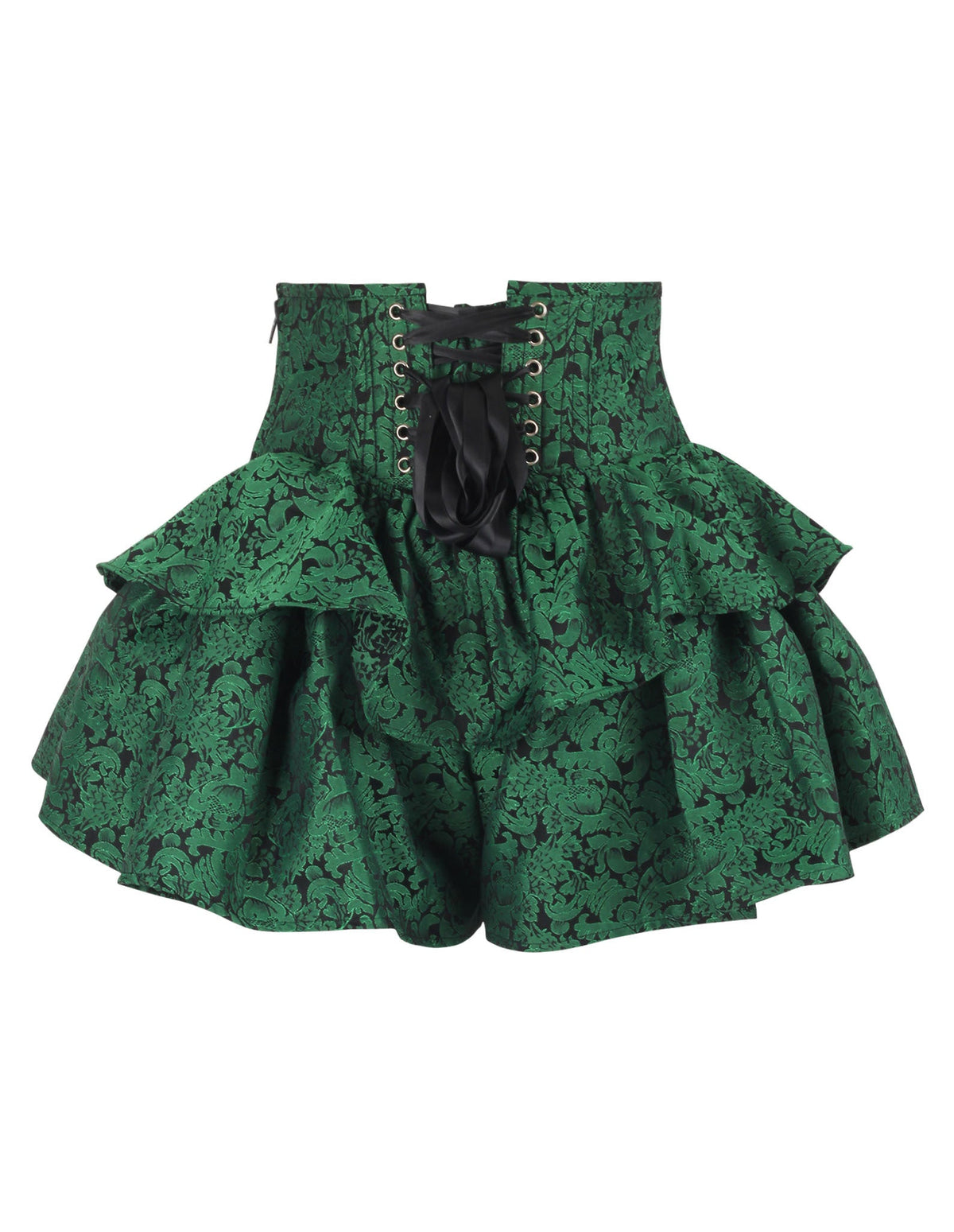 Quianna Green Brocade Corset Skirt