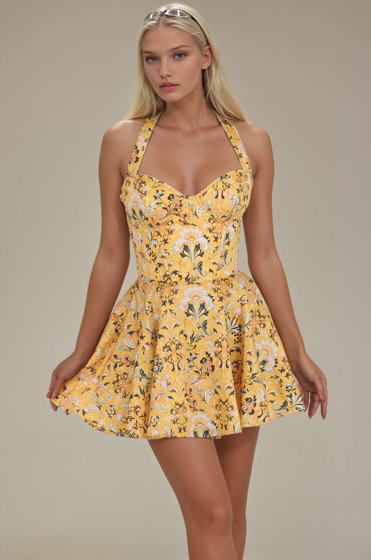 Mikaela Mango Tango Corset Dress