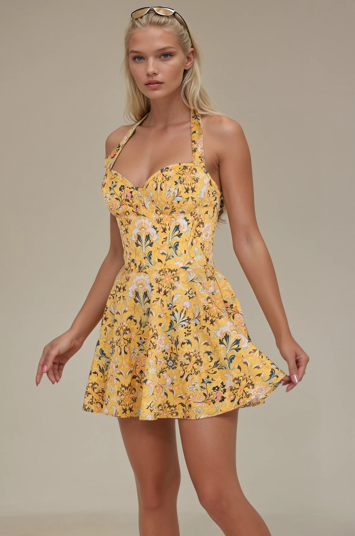 Mikaela Mango Tango Corset Dress