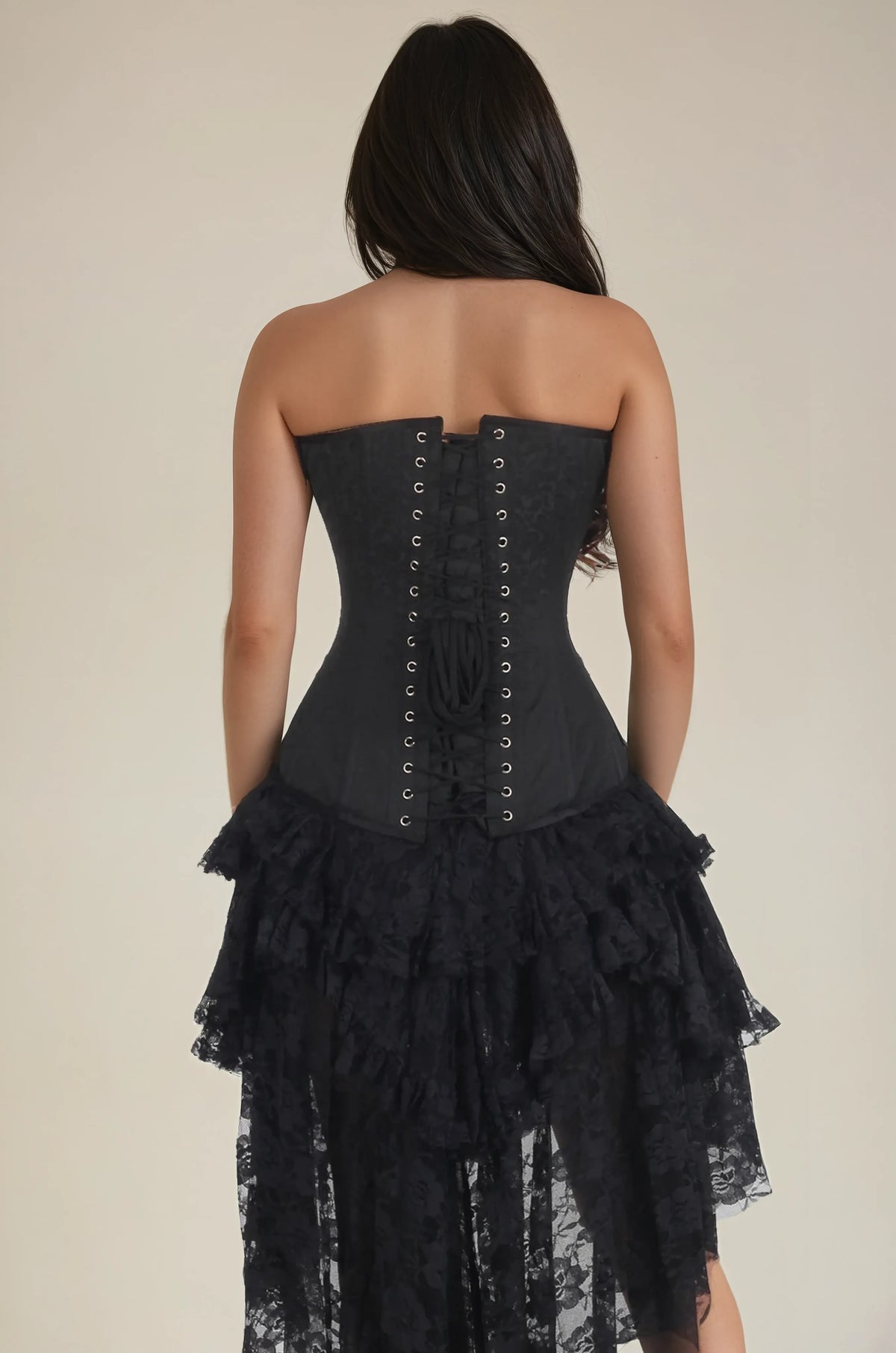 CD-150 - Black Gothic Overbust Corset