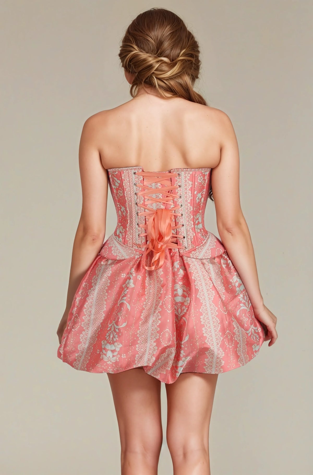 Elvin Lace Ensemble Corset and Skirt Co-Ord Set