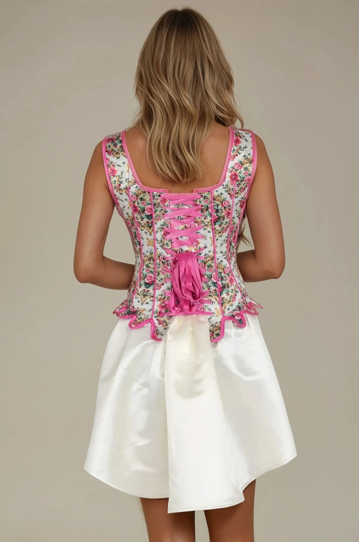Mitsue Victorian Rose Garden Custom Made Corset