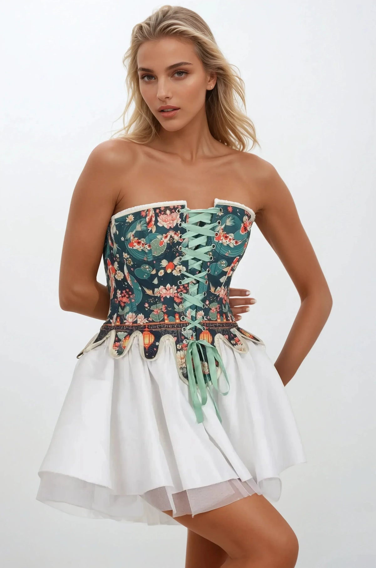 Sharman Koi Calm Custom Made Corset