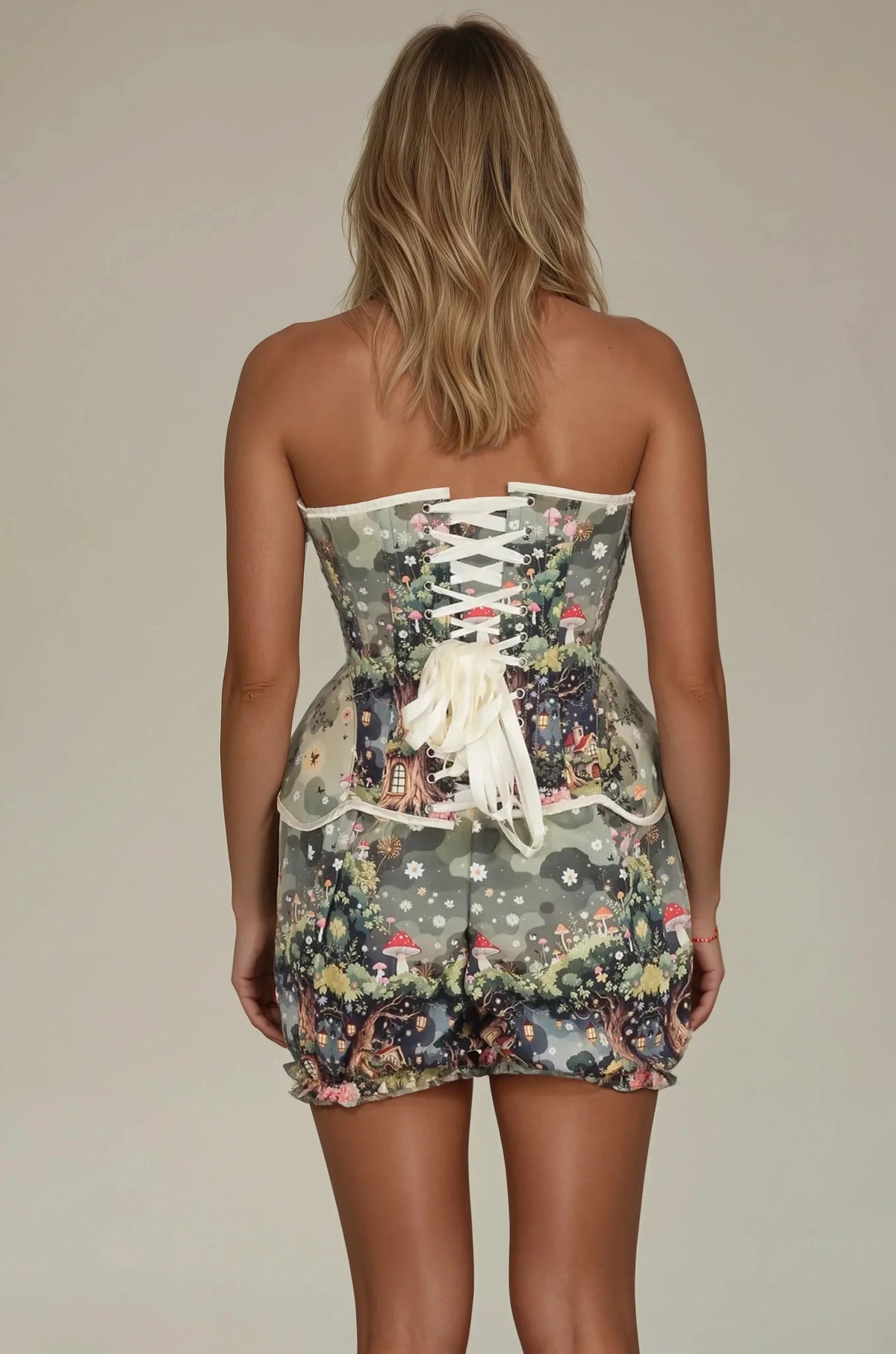 Pearlene Ghibli’s Whimsical World Custom Made Corset