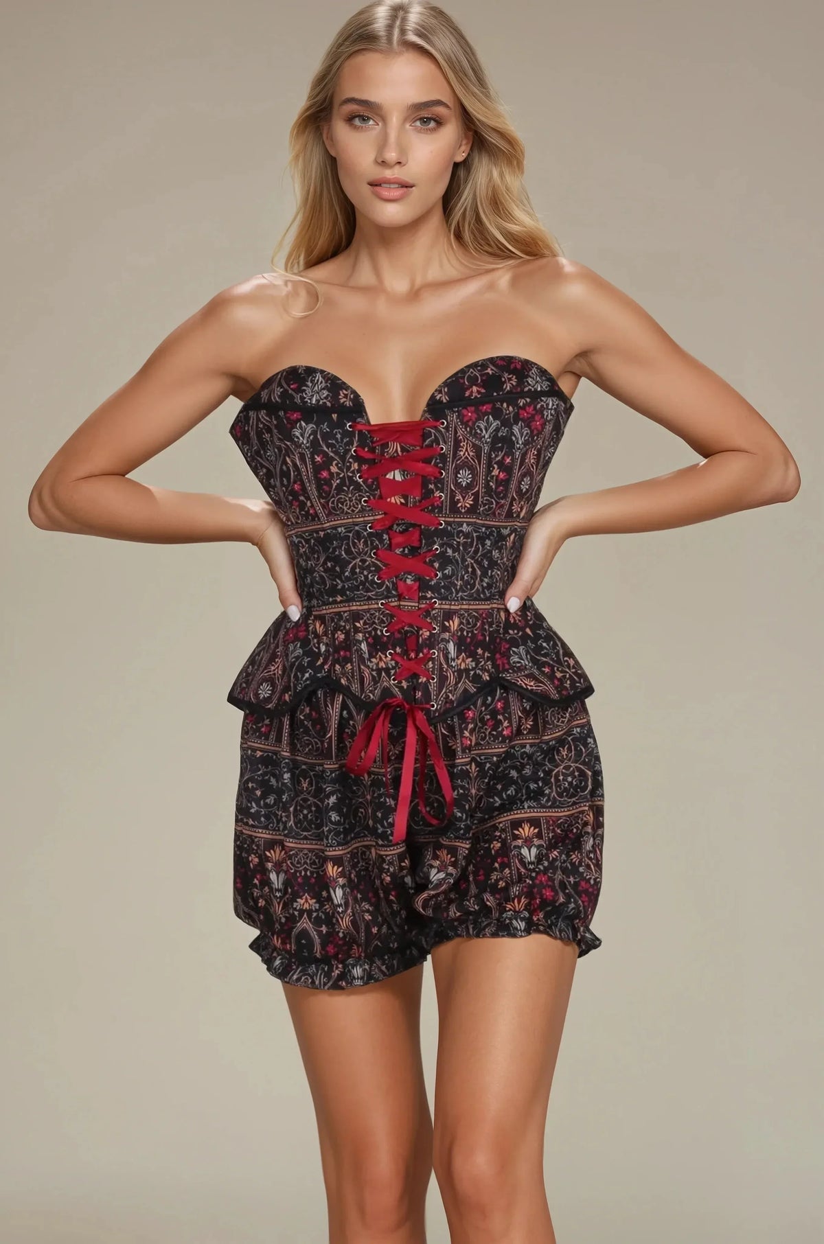 Ervina Cathedral Veil Custom Made Corset