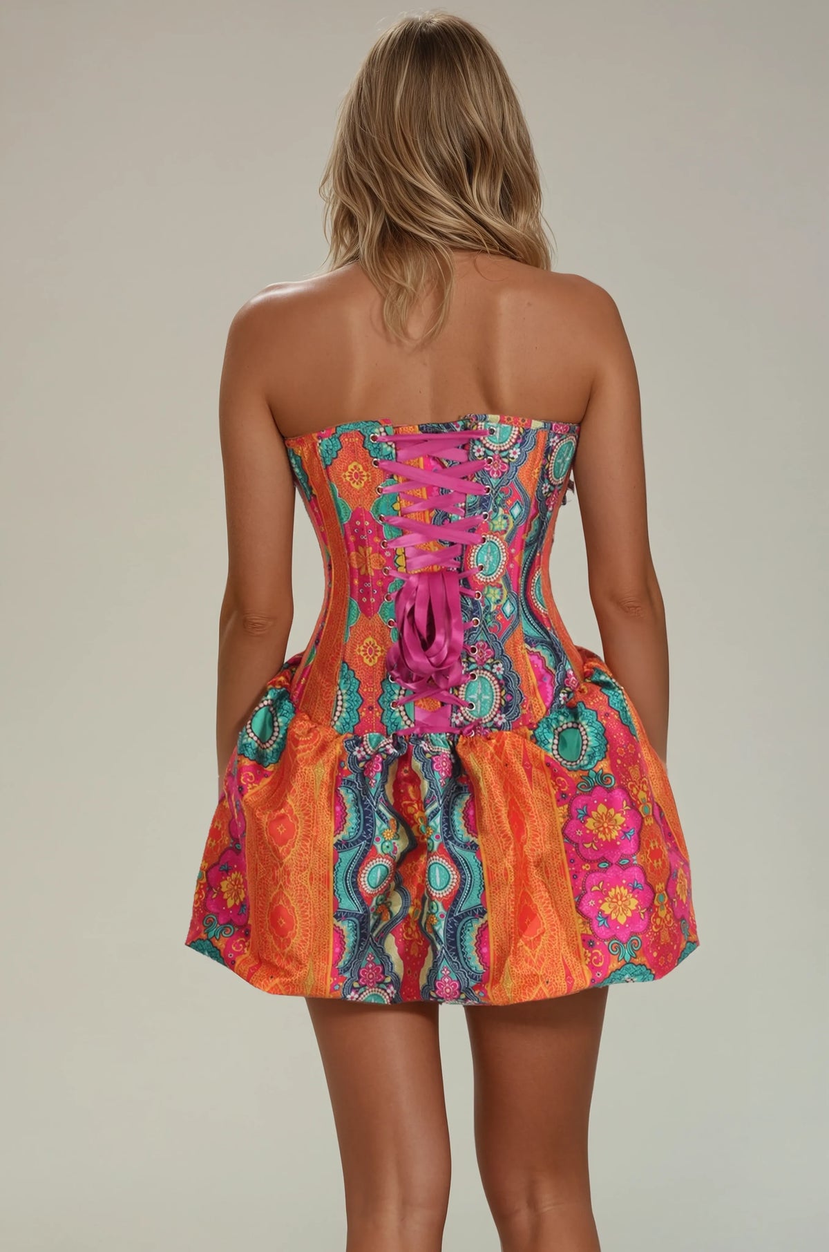 Tyler Vivid Carnival Custom Made Corset Dress
