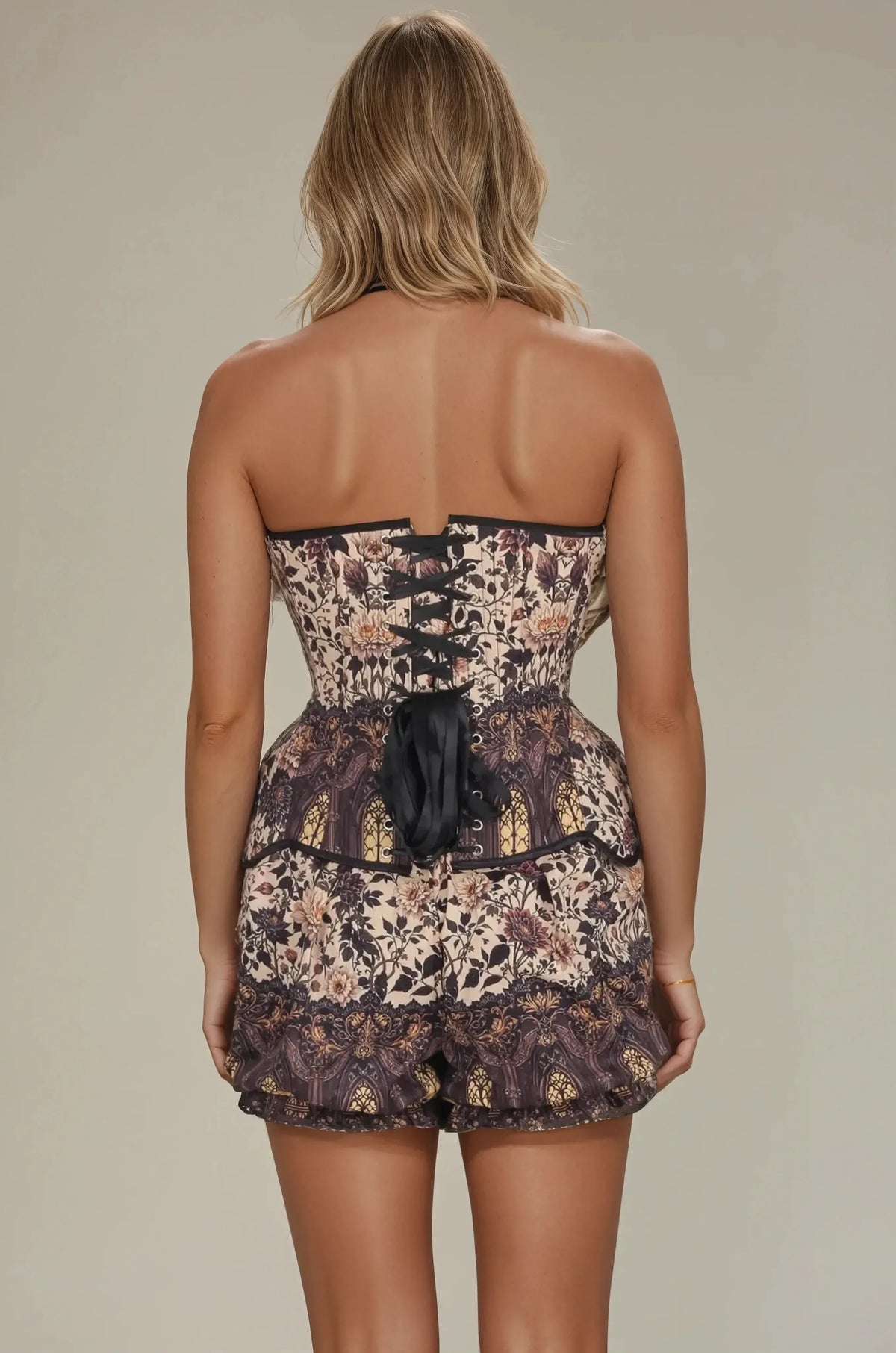 Dorann Victorian Gothic Garden Custom Made Corset