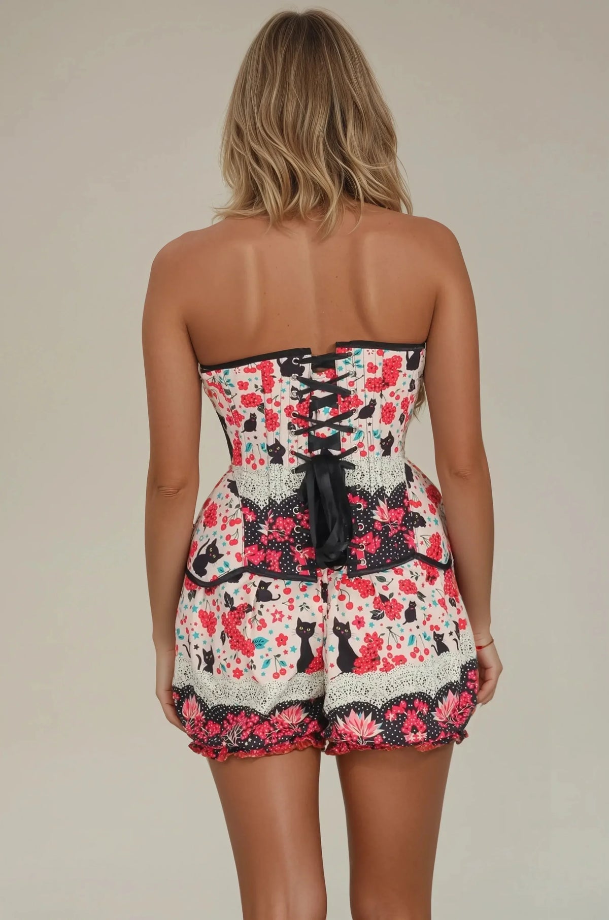 Kyana Cherry Bomb Delight Custom Made Corset