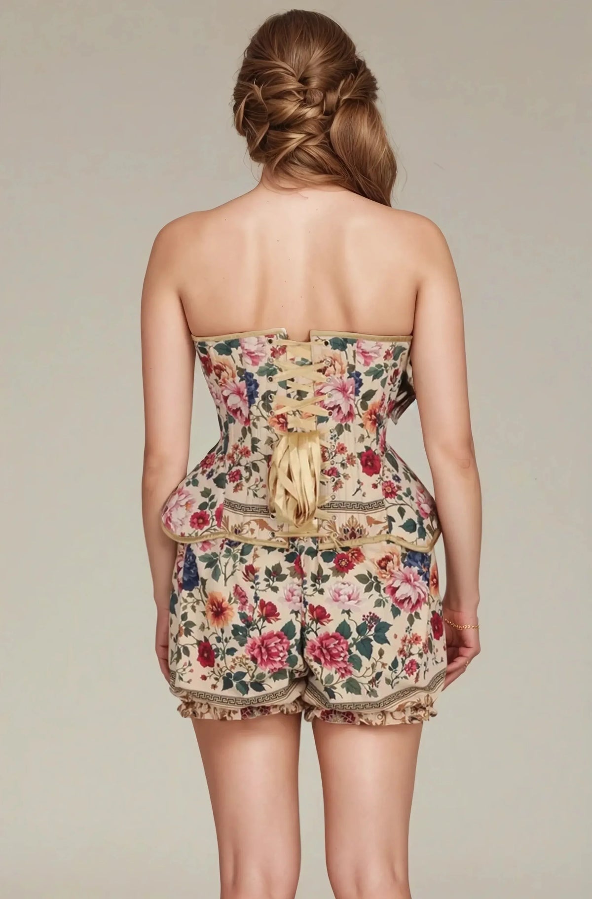 Shelayne Baroque Bloom Scroll Custom Made Corset