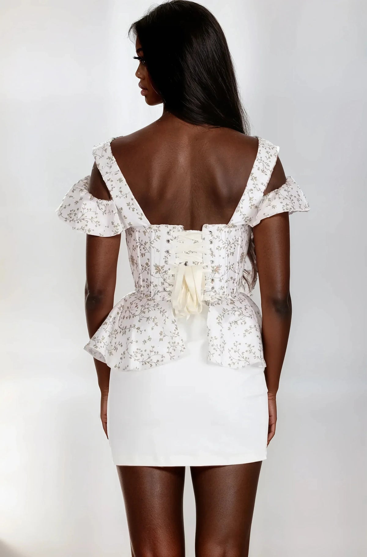 Kimberlye Ivory Vine Élan Edition Custom Made Corset