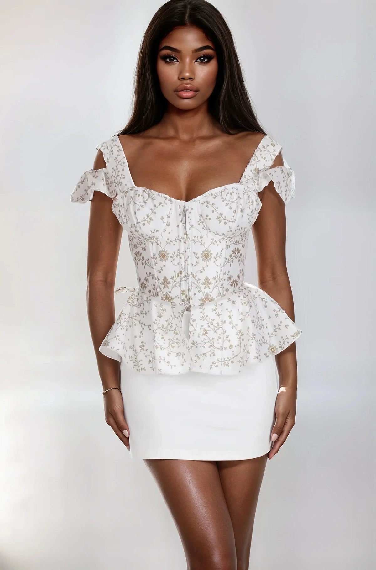 Kimberlye Ivory Vine Élan Edition Custom Made Corset