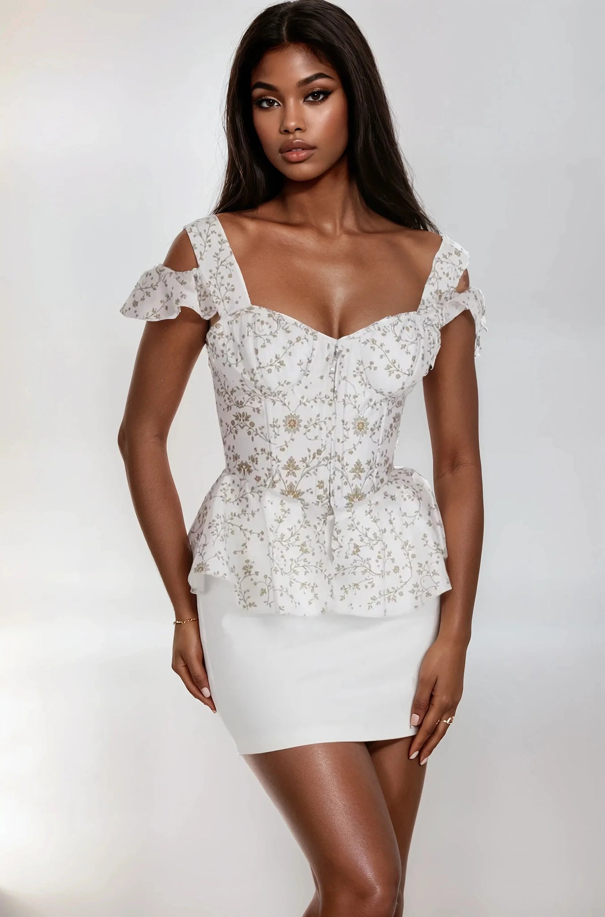 Kimberlye Ivory Vine Élan Edition Custom Made Corset