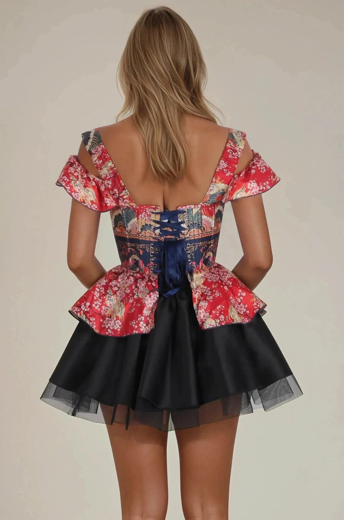 Kimberlei Vibrant Hanami Overbust Custom Made Corset