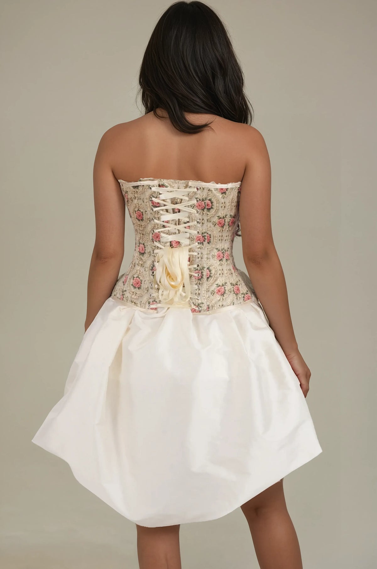 Ella Baroque Rose Reversible Corset