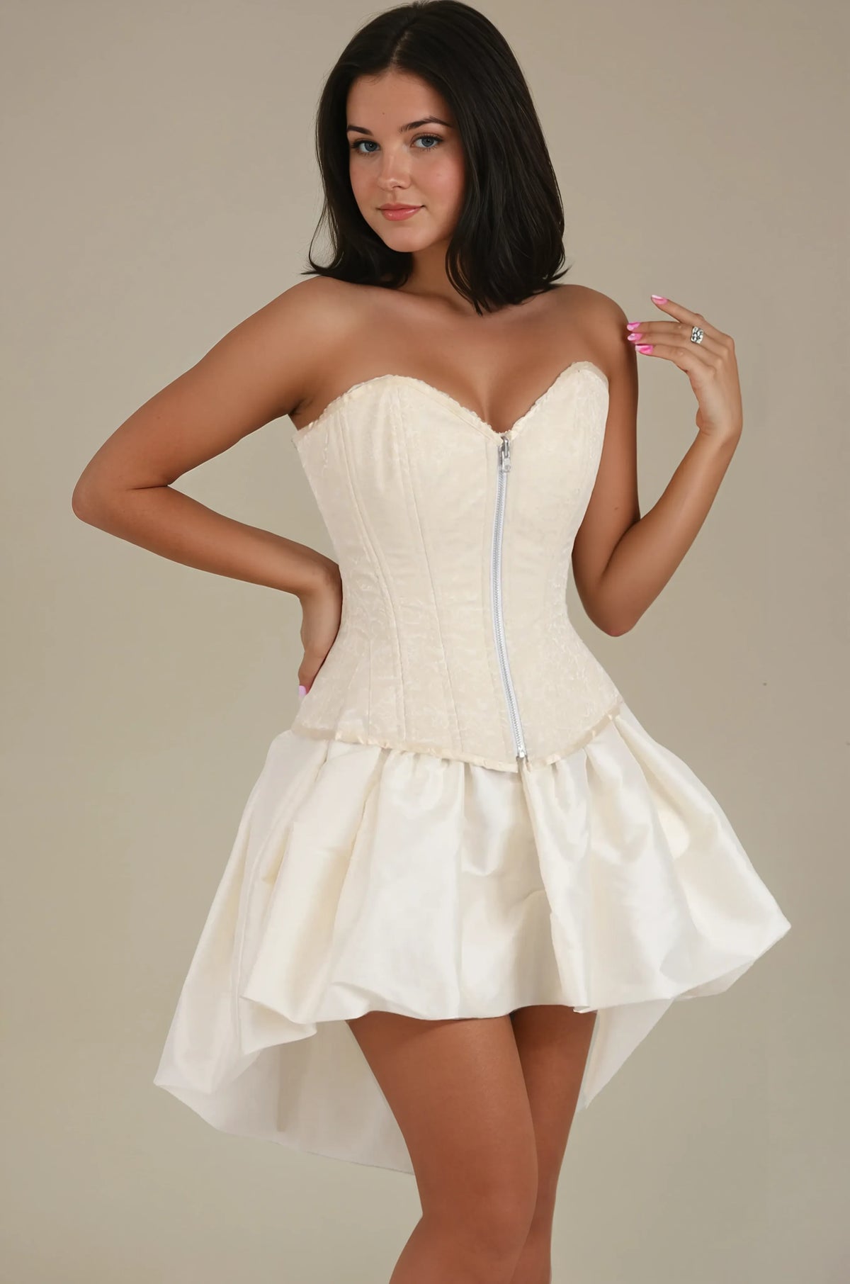 Ella Baroque Rose Reversible Corset