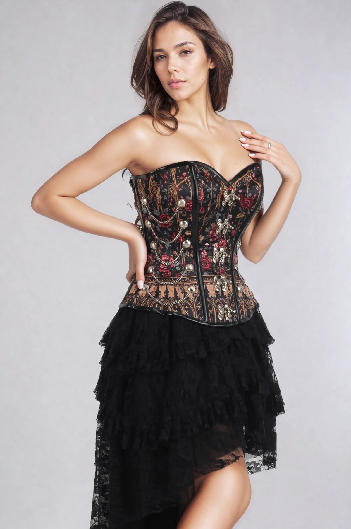 Kade Midnight Cathedral Bloom Corset