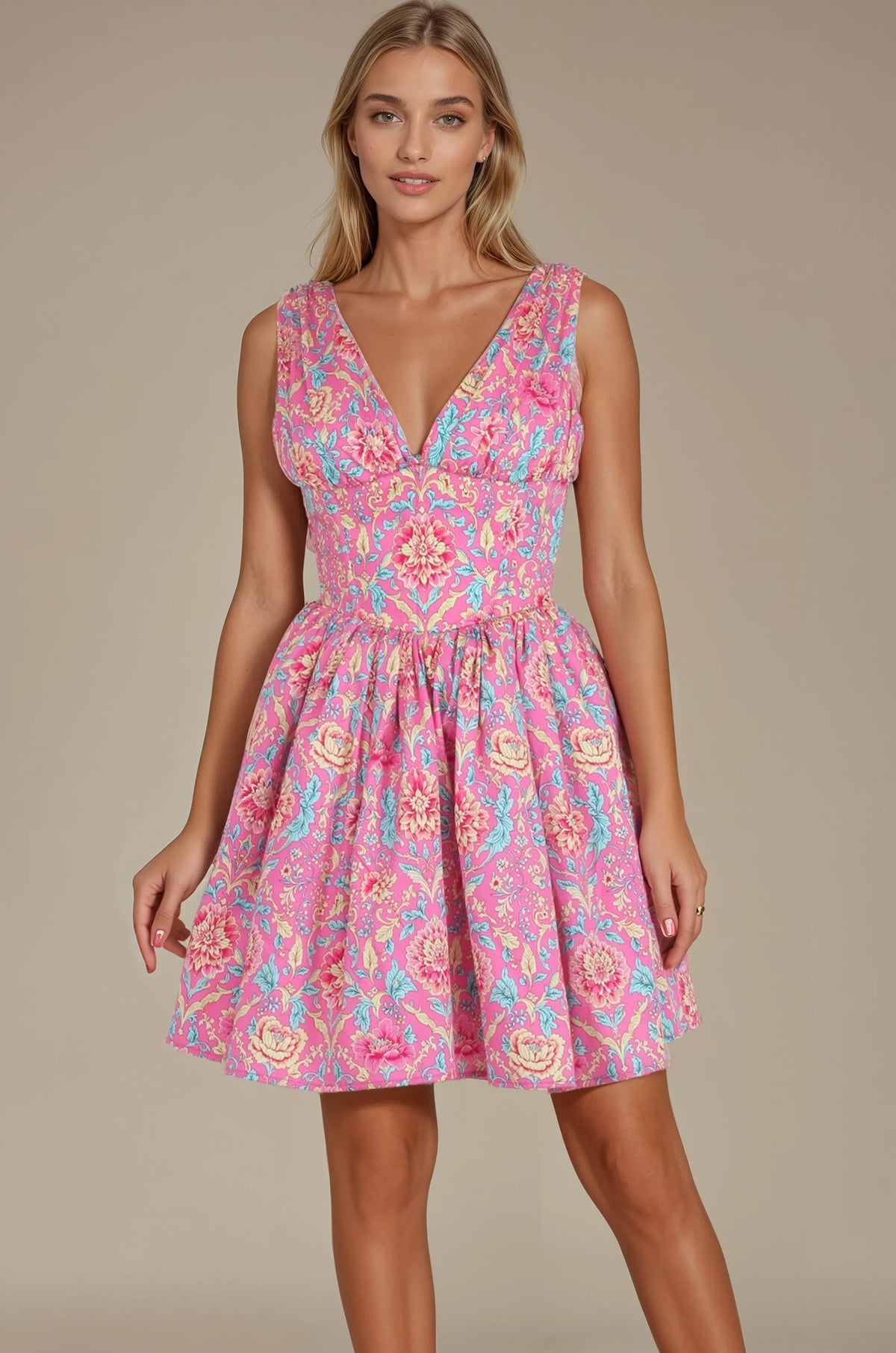 Emmett Sunset Carnival Corset Dress