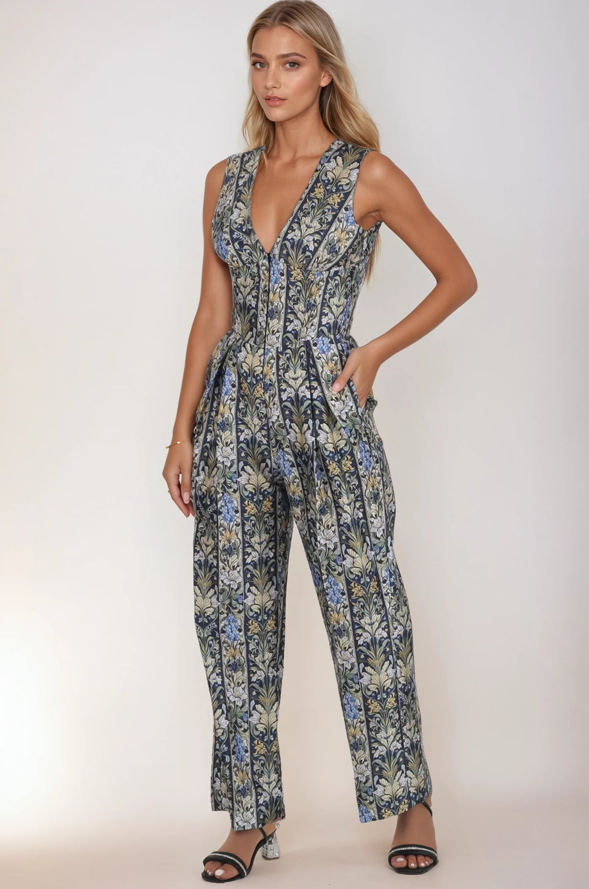 Jumpsuit with corset