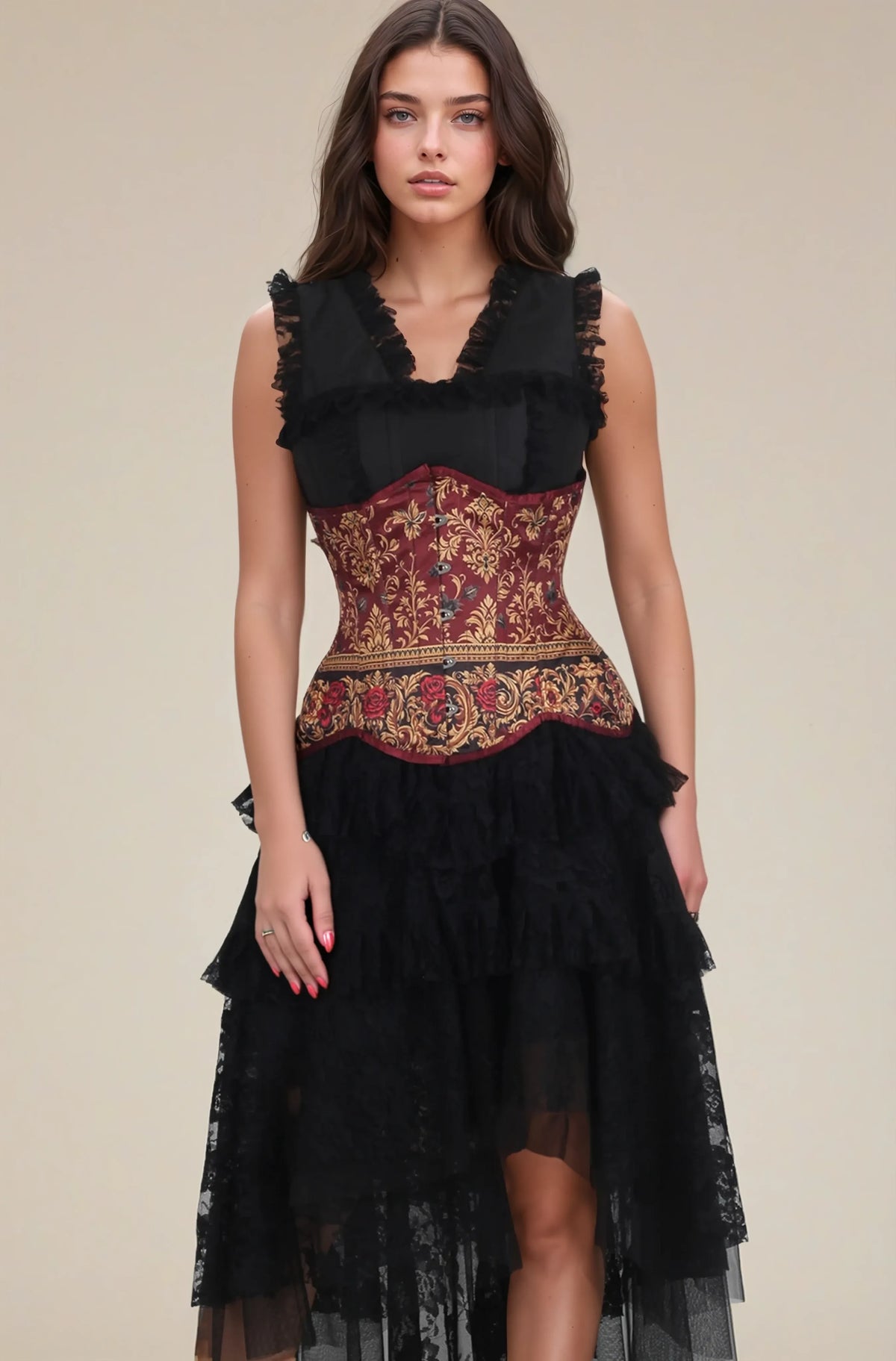 Sharon Opulent Baroque Underbust Corset