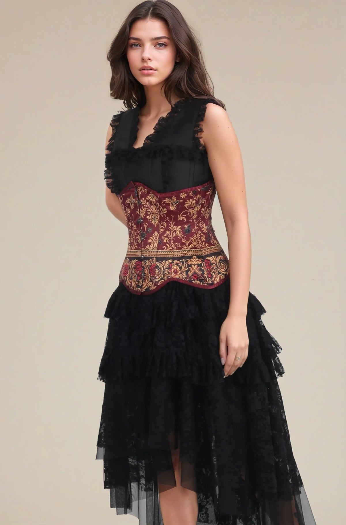 Sharon Opulent Baroque Underbust Corset