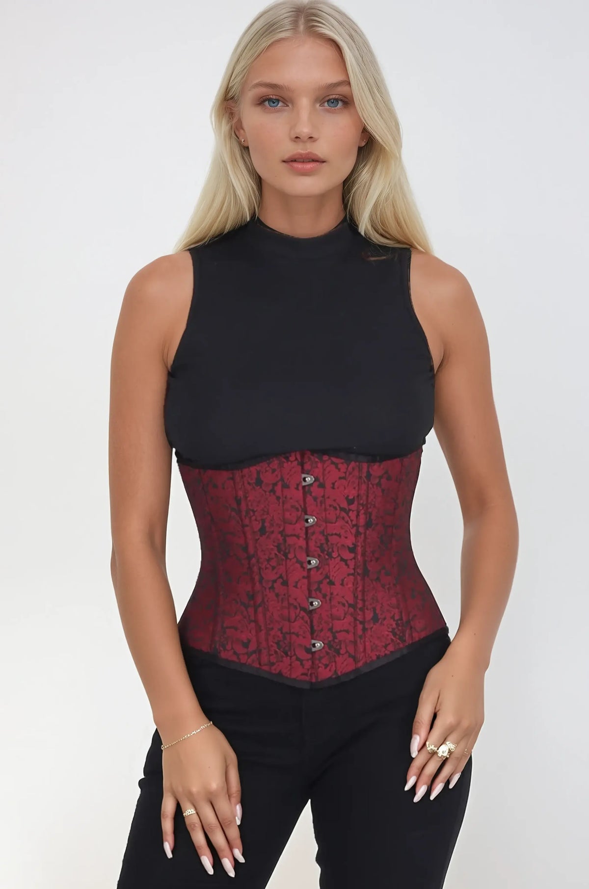 Kindall Brocade Underbust Corset