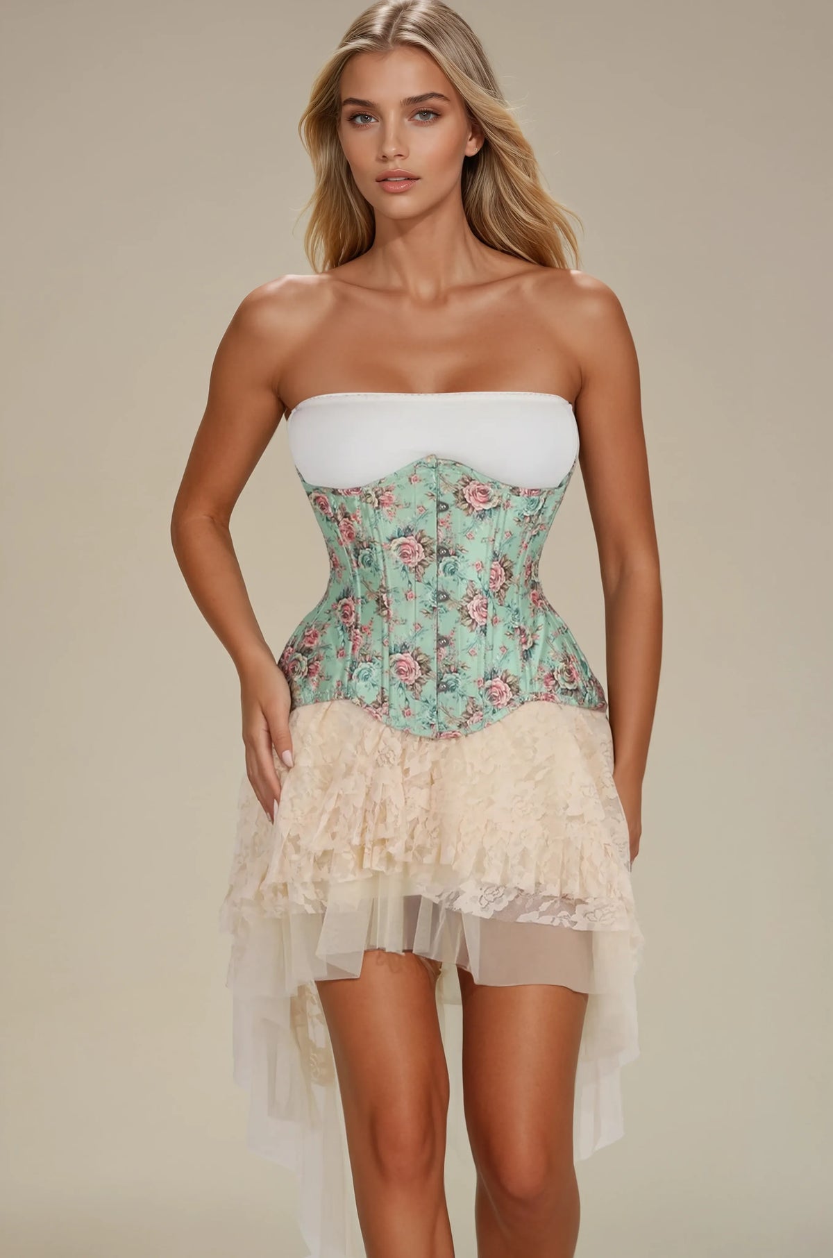 Arley Victorian Inspired Curvy Waist Training Corset