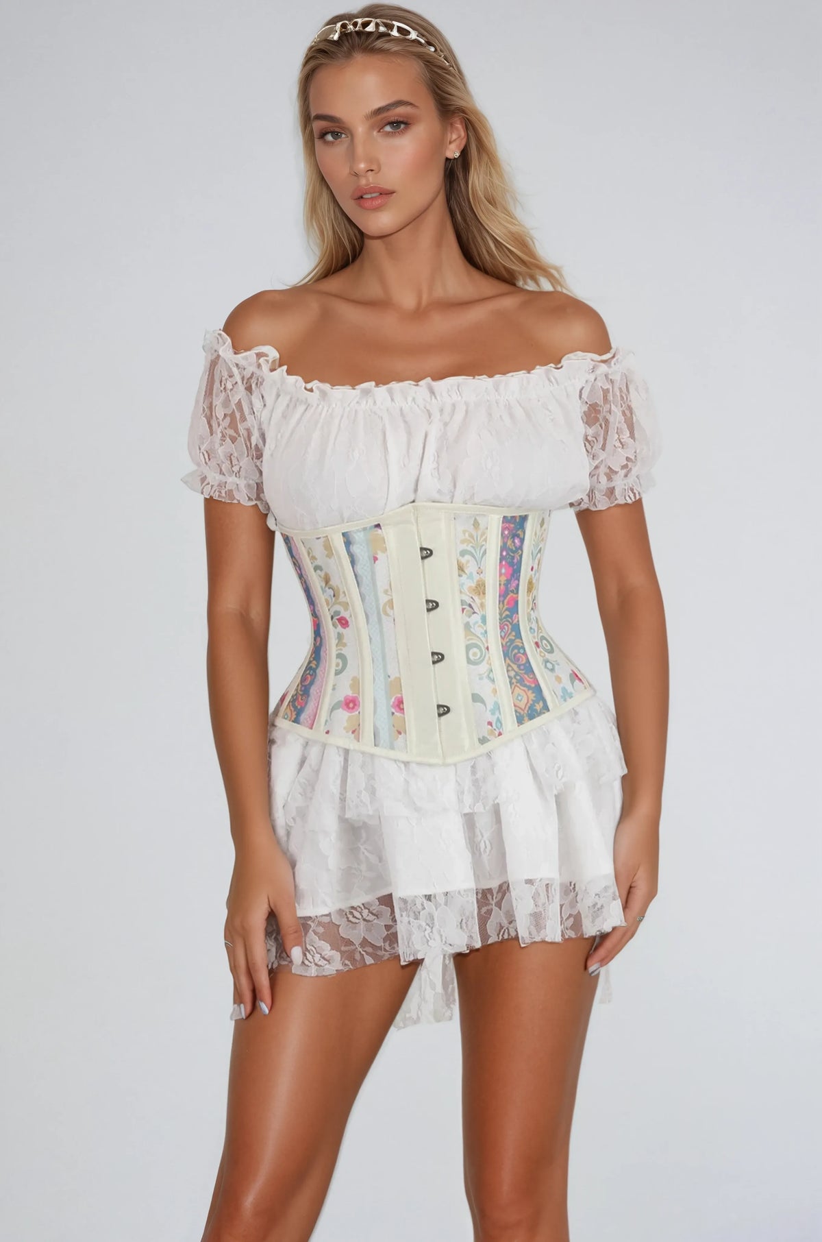 Raylan Radiant Rococo Lace Corset