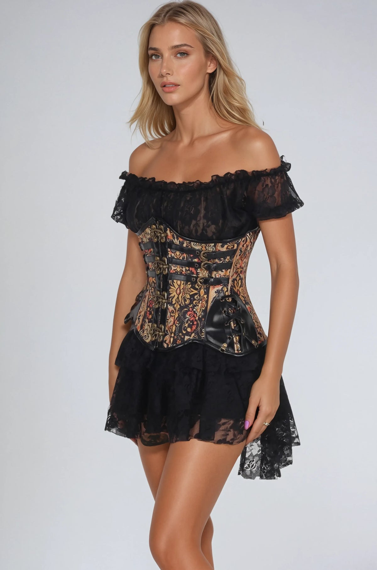 Dahlia Savage Baroque Underbust Corset