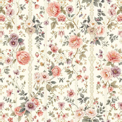 Victorian Bloom Tapestry