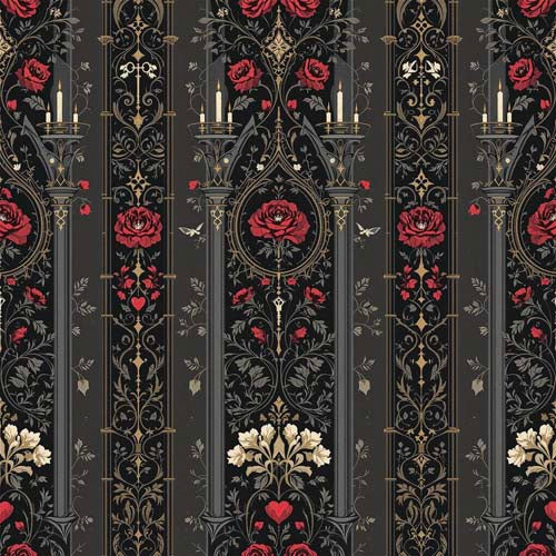 Gothic Scroll Reliquary – Obsidian Garden