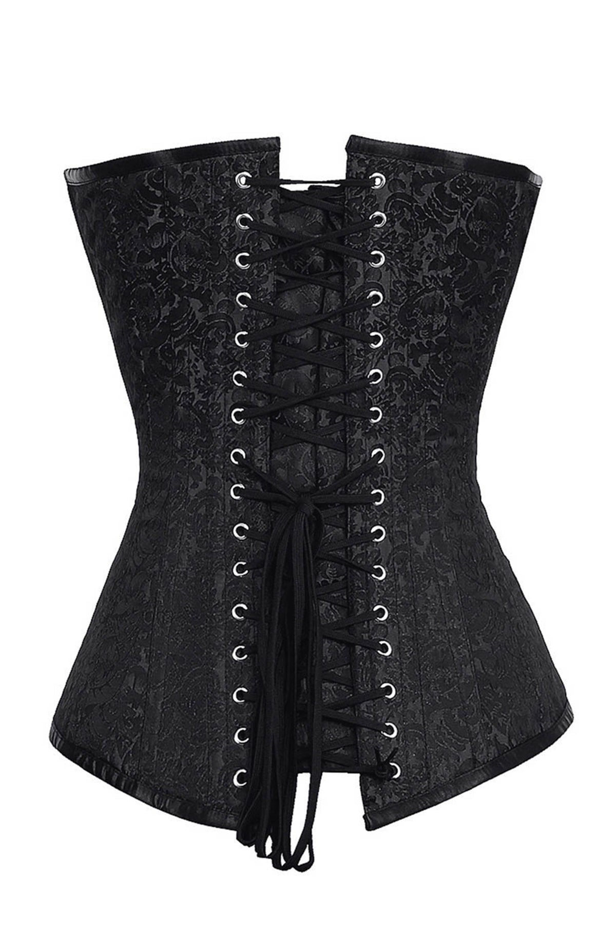 CD-150 - Black Gothic Overbust Corset