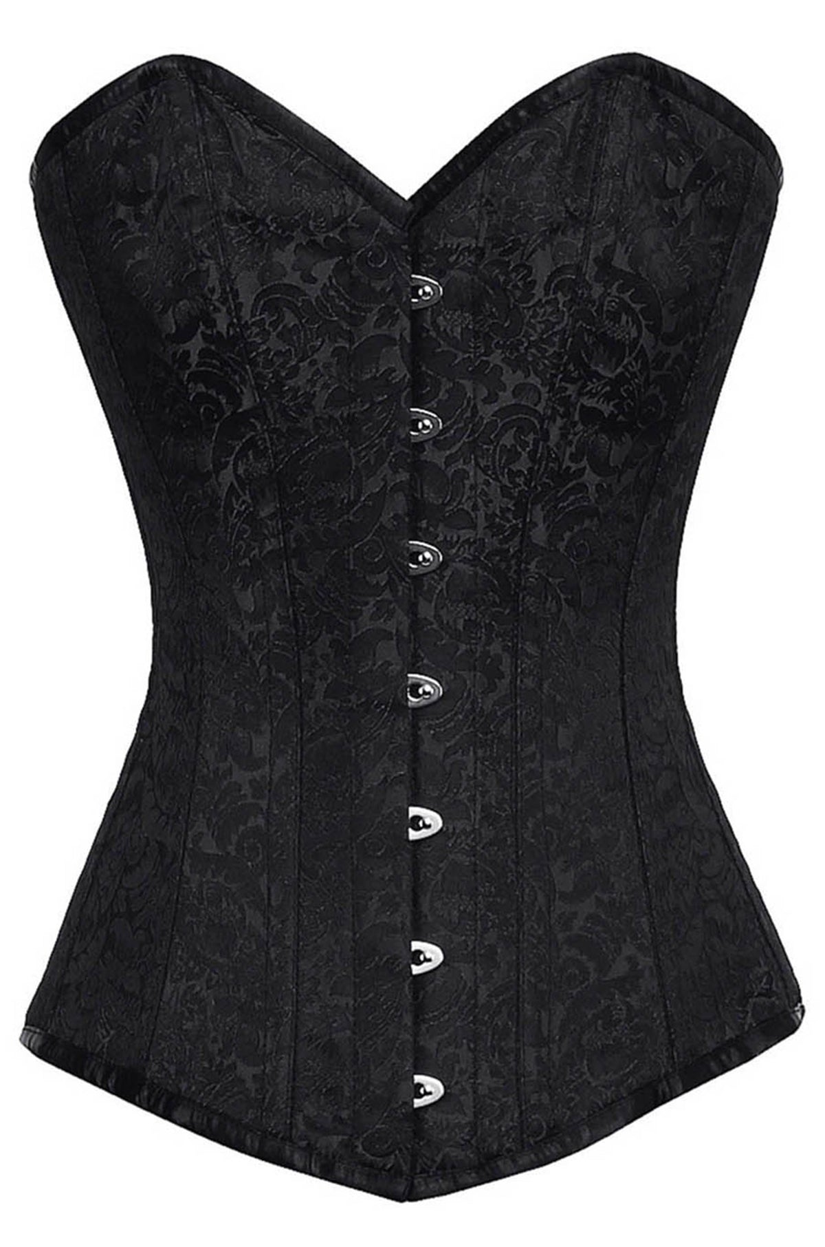 CD-150 - Black Gothic Overbust Corset