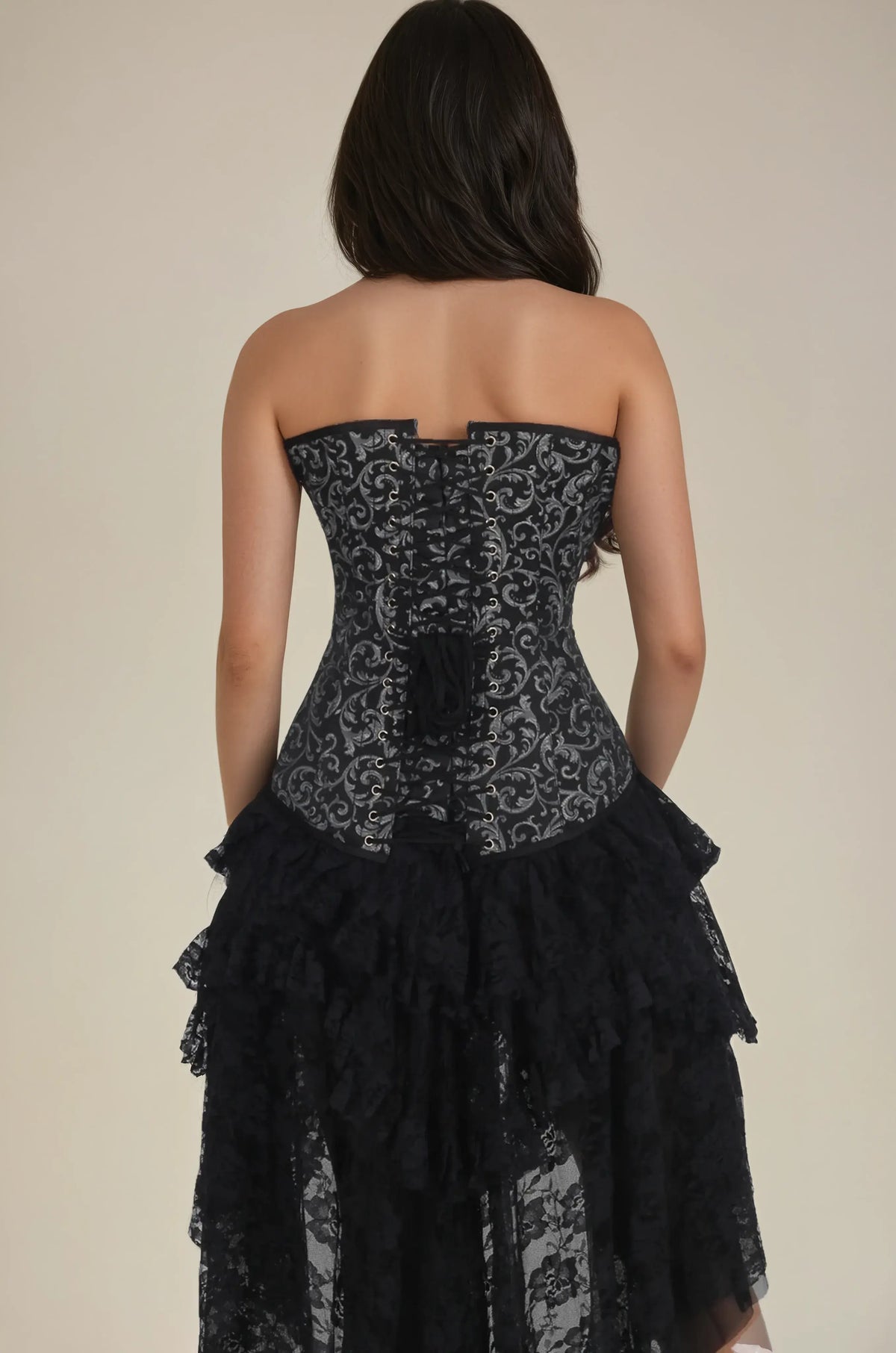 Alcott Cotton Lined Brocade Corset