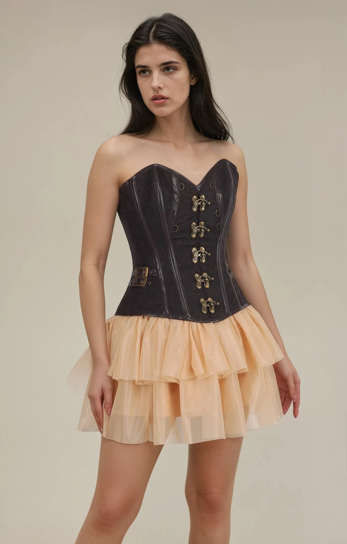Catrina Overbust Steampunk Corset
