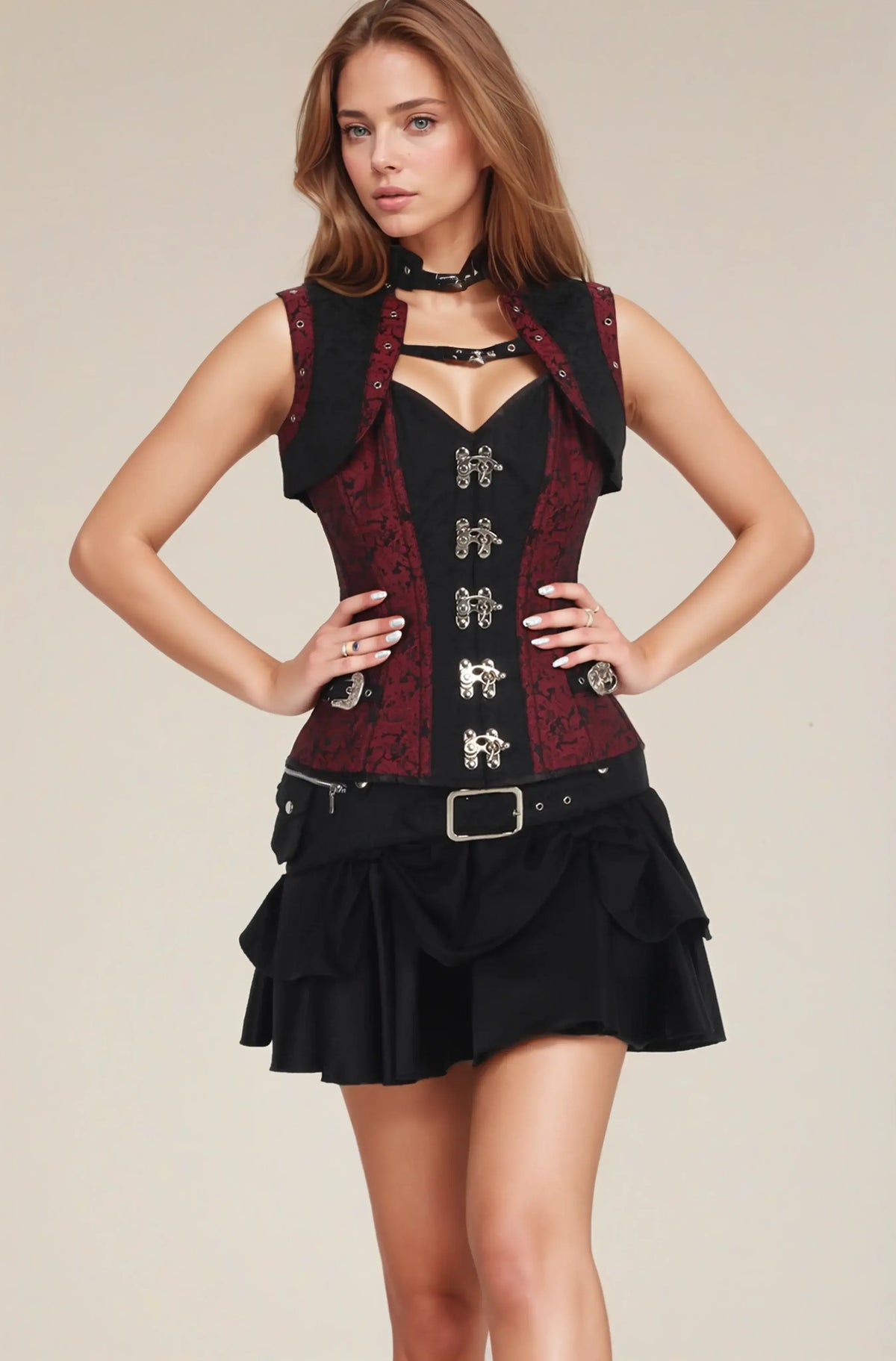 VG-17833 - Steampunk Overbust Corset