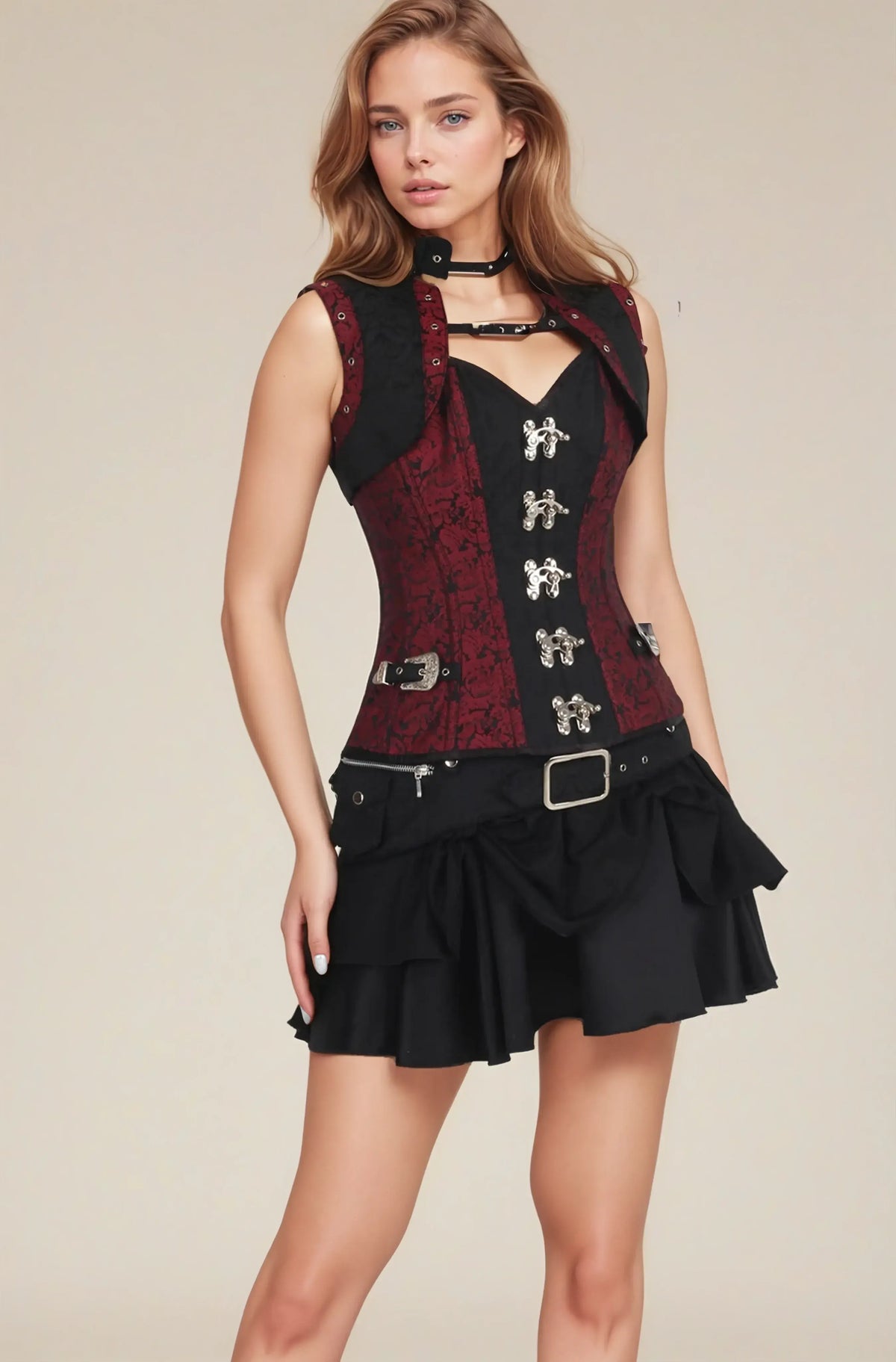 VG-17833 - Steampunk Overbust Corset