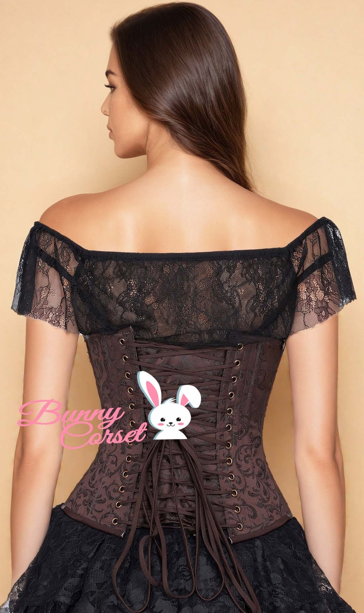 Dreda Steampunk Brocade Corset