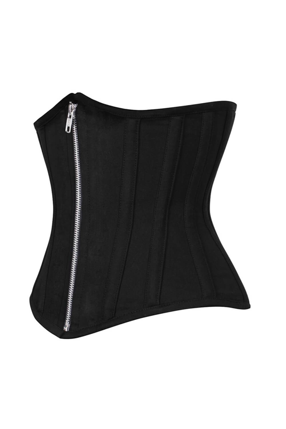 Waist Shaper Black Cotton Corset
