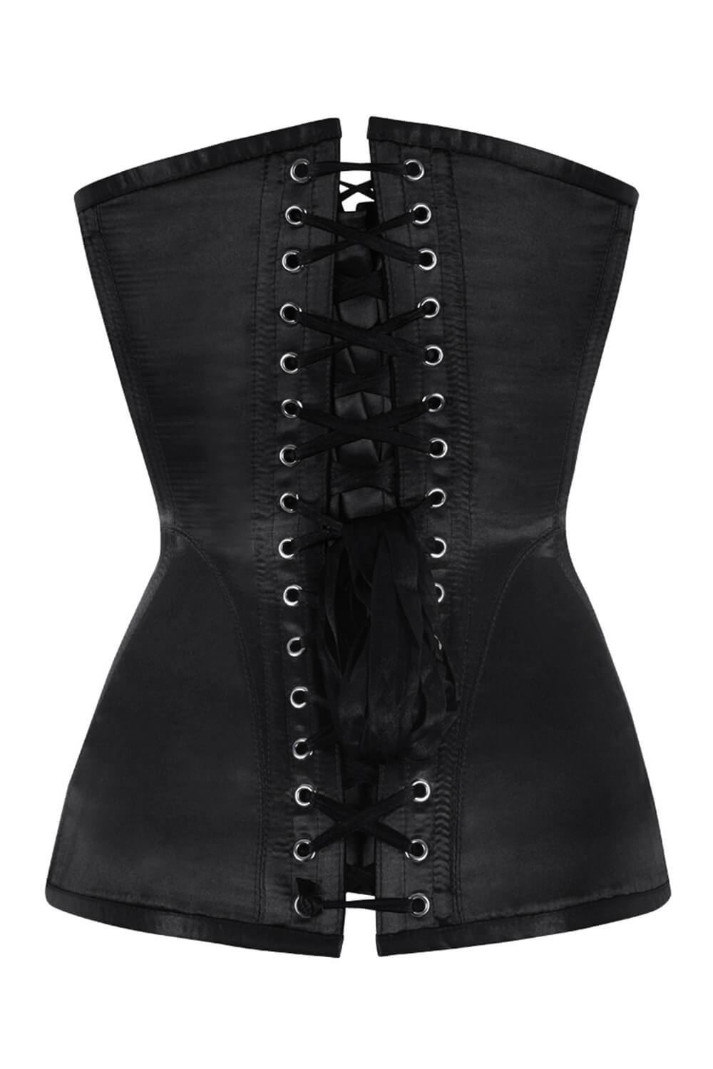 VGN-10053 - Custom Made Black Overbust Corset