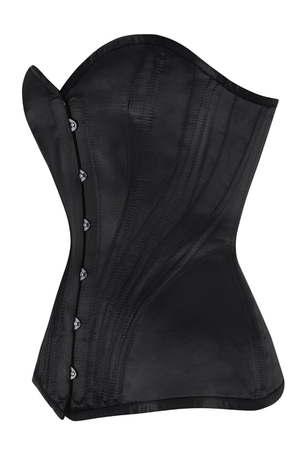 VGN-10053 - Custom Made Black Overbust Corset